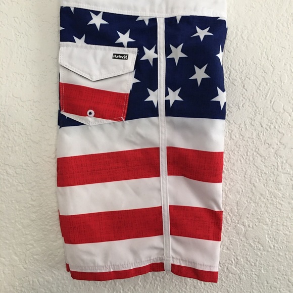 NEW Hurley American Boys Swim Board Shorts (AMC) - Picture 2 of 4